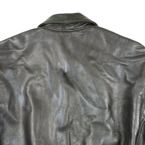Cockpit U.S.A.F. 21st Century A-2 Jacket Goatskin Leather Black Mens 38 USA NWT - Picture 16 of 16